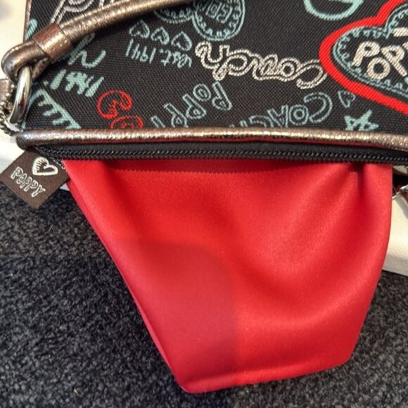 Coach “Limited Edition” Metallic Graffiti Hearts Wristlet w/Hang Tag (EUC) - Picture 12 of 16